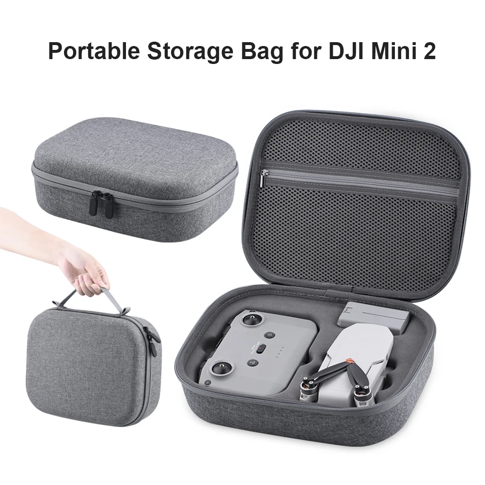 Bolsa de almacenamiento portátil para Dron DJI Mini 2, bolso de mano, caja de transporte para exteriores