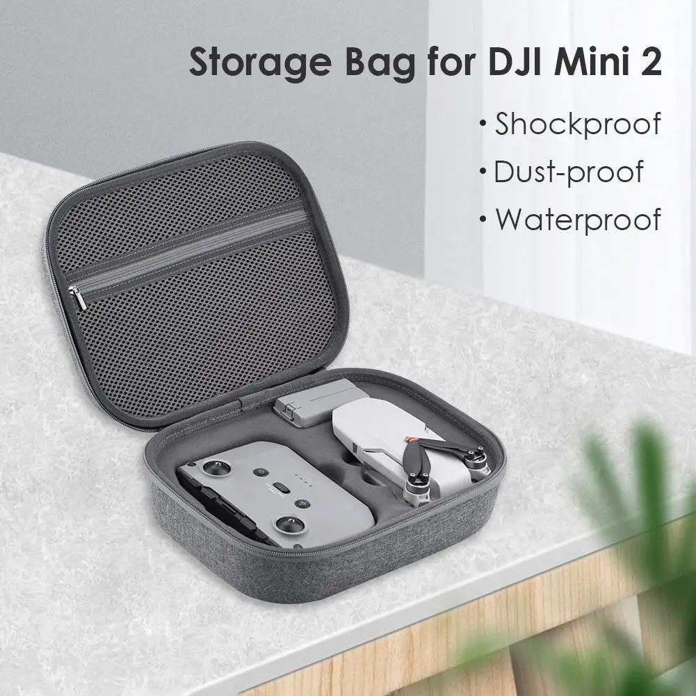 Bolsa de almacenamiento portátil para Dron DJI Mini 2, bolso de mano, caja de transporte para exteriores