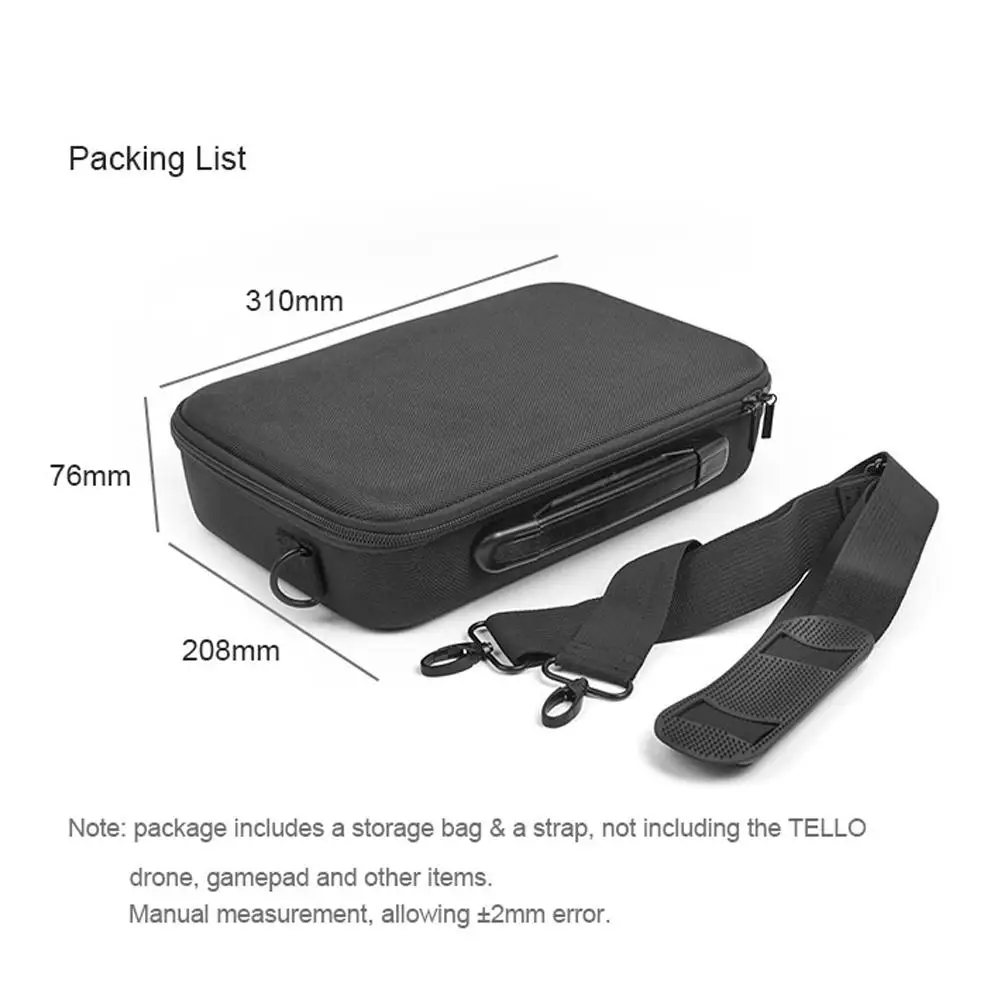 Estuche de hombro portátil impermeable para Dron DJI Tello Gamesir T1d, bolsa de almacenamiento, bolso de hombro profesional