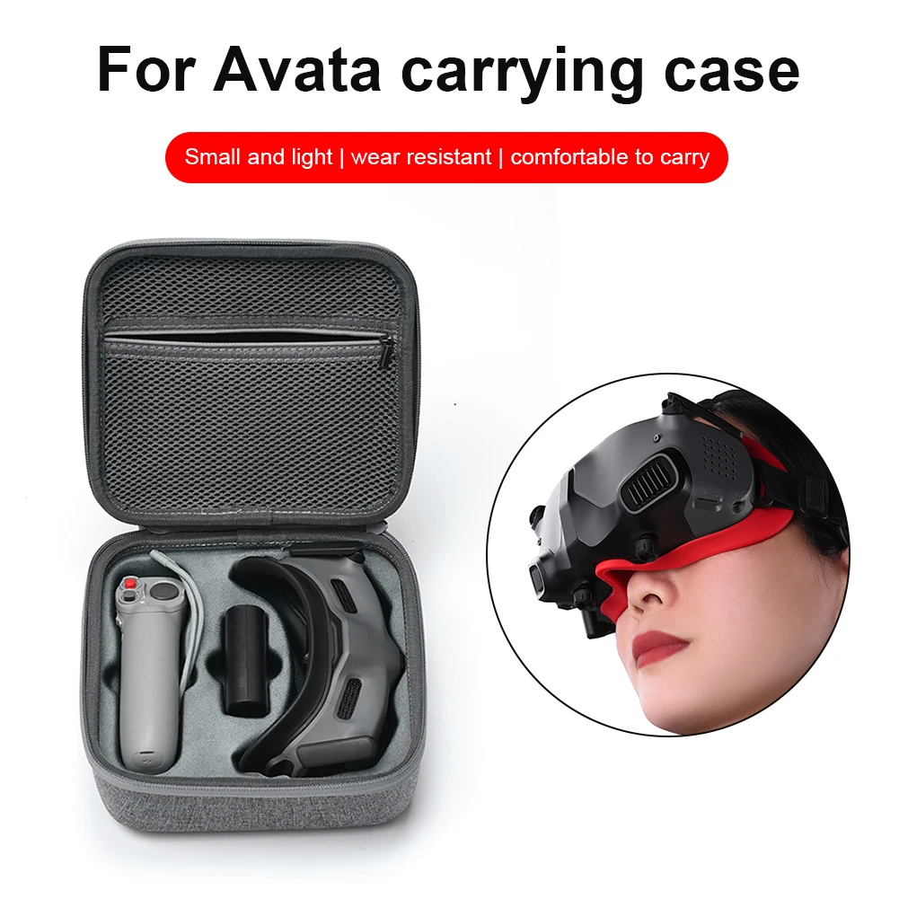 Bolsa de almacenamiento portátil para Dron DJI Avata Goggles 2, Maleta impermeable, estuche de transporte de viaje, bolso de mano, accesorios para Dron