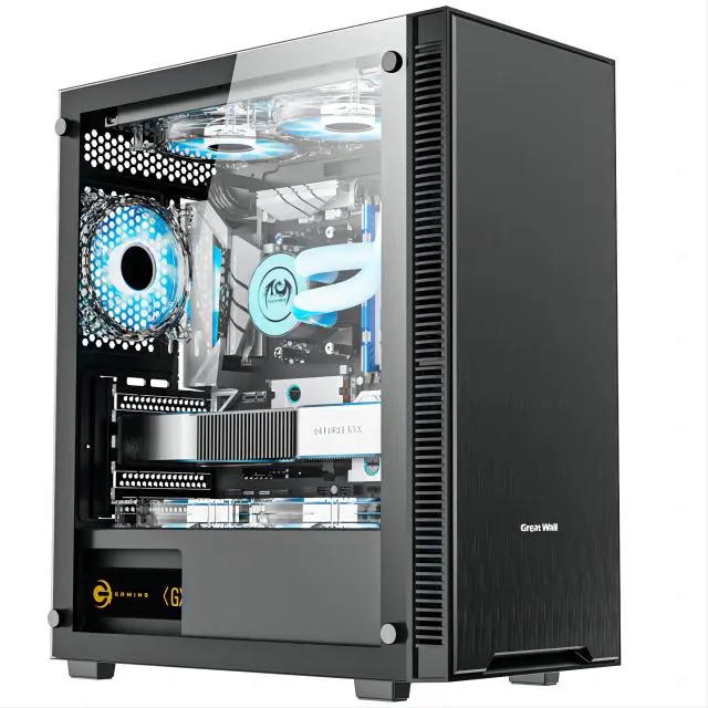 Aotesier-conjunto completo de pc Core, i7, i9, i5, E5 -2650, CPU GTX 950, 16 GB de RAM, gamers de ordenador, pc de escritorio