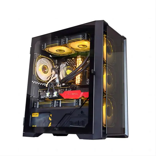 Aotesier-conjunto completo de pc Core, i7, i9, i5, E5 -2650, CPU GTX 950, 16 GB de RAM, gamers de ordenador, pc de escritorio