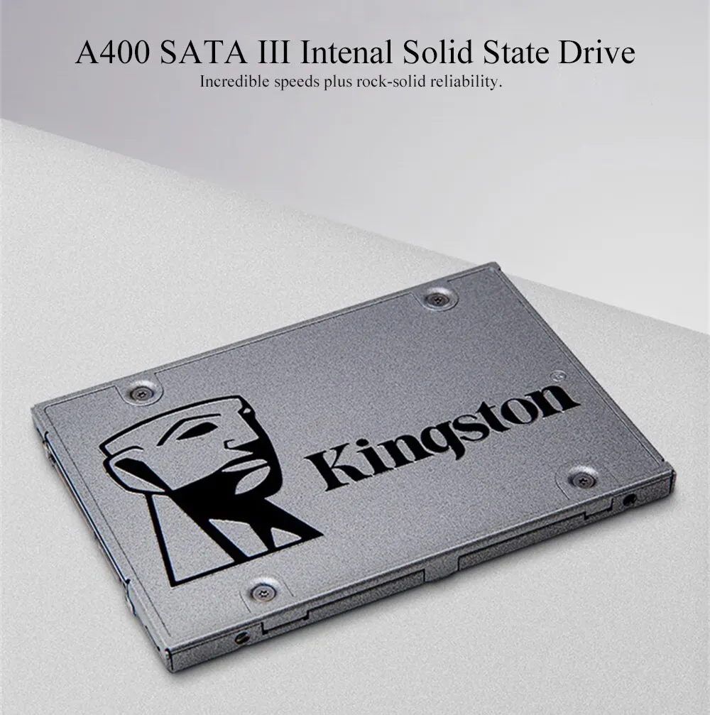 Kingston SSD unidad interna de estado sólido A400 120GB 240GB 480GB 960GB SSD de 2,5 pulgadas SATA III disco duro para ordenador portátil de escritorio PC