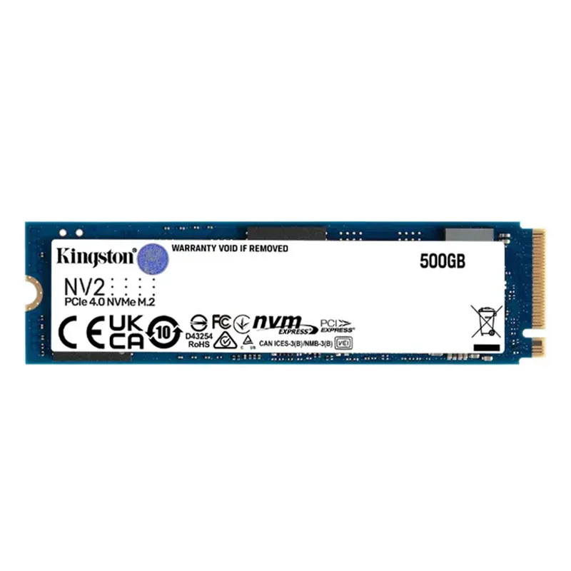 Kingston-SSD interno M.2 NVMe PCIe 4,0 NV2 M2 2280, 2TB, 1TB, 500GB, 250GB, compatible con ordenador portátil de escritorio, CPU de placa base Intel AMD