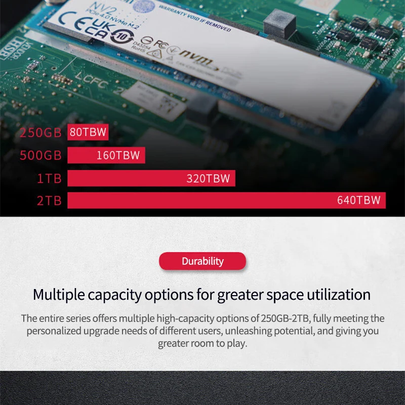 Kingston-SSD interno M.2 NVMe PCIe 4,0 NV2 M2 2280, 2TB, 1TB, 500GB, 250GB, compatible con ordenador portátil de escritorio, CPU de placa base Intel AMD