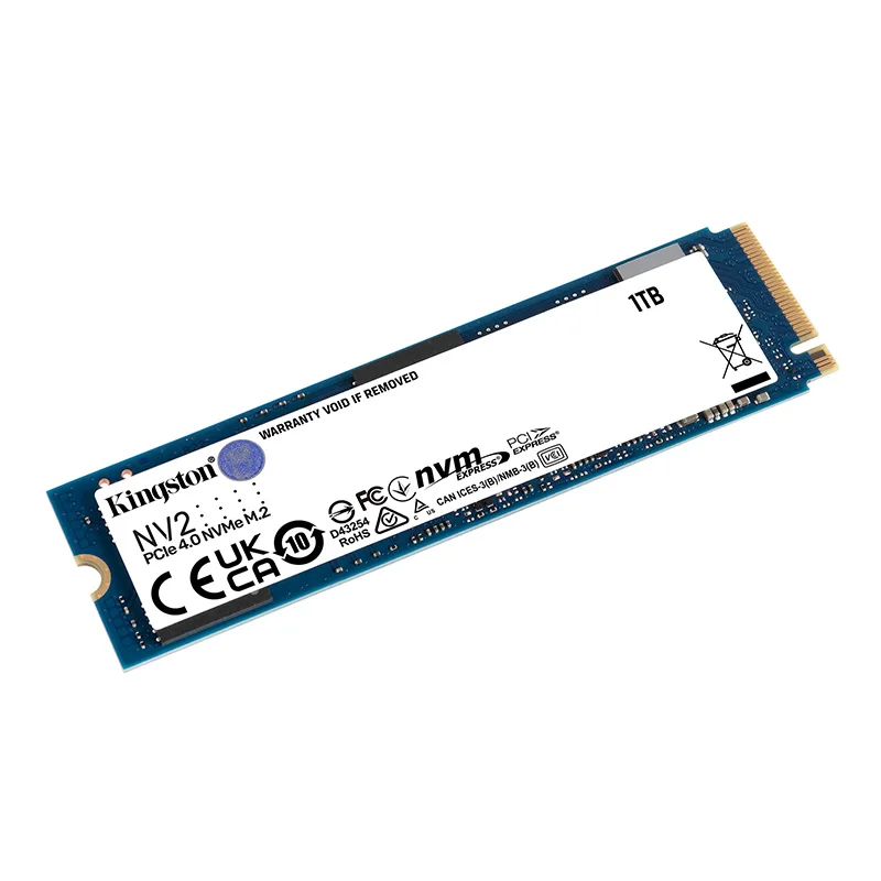 Kingston-SSD interno M.2 NVMe PCIe 4,0 NV2 M2 2280, 2TB, 1TB, 500GB, 250GB, compatible con ordenador portátil de escritorio, CPU de placa base Intel AMD