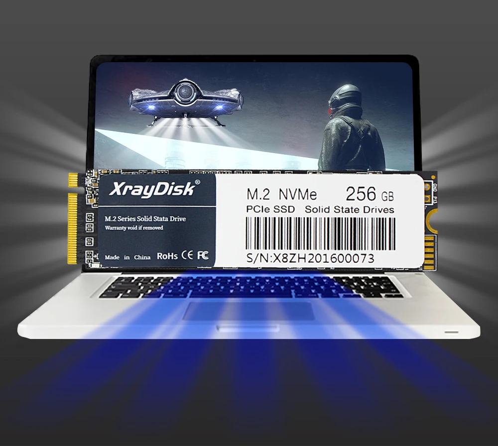 XrayDisk-disco duro interno para ordenador portátil y de escritorio, unidad de estado sólido M.2 SSD PCIe NVME de 128GB, 256GB, 512GB, 1TB, Gen3 x 4 y 4x4, 2280